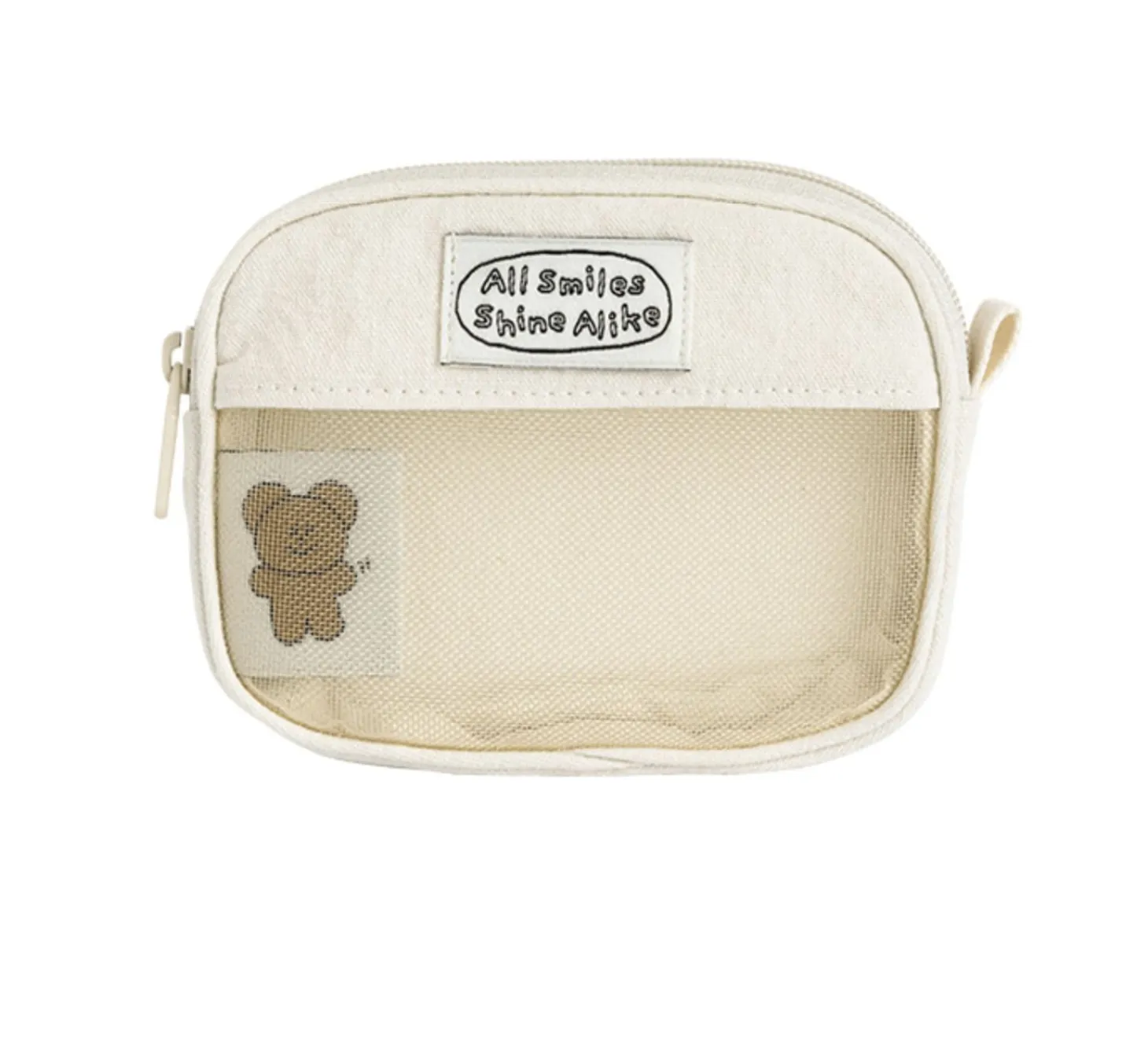 All Smiles Mesh Card Pouch