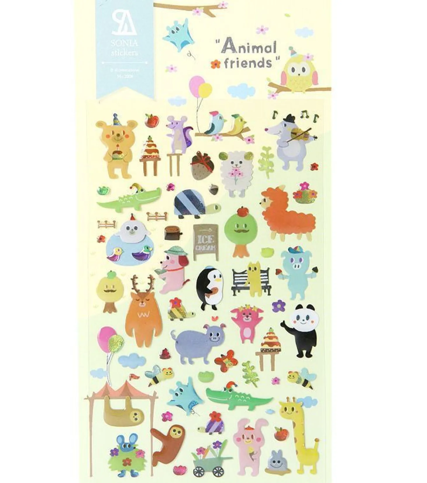 Animal Friends Deco Sticker