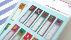Animal Name Tag Sticker Set