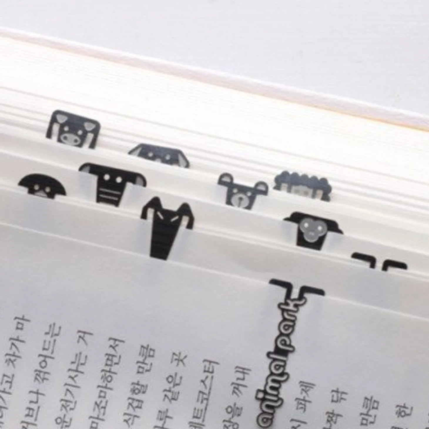 Animal Park Metal Bookmark Set