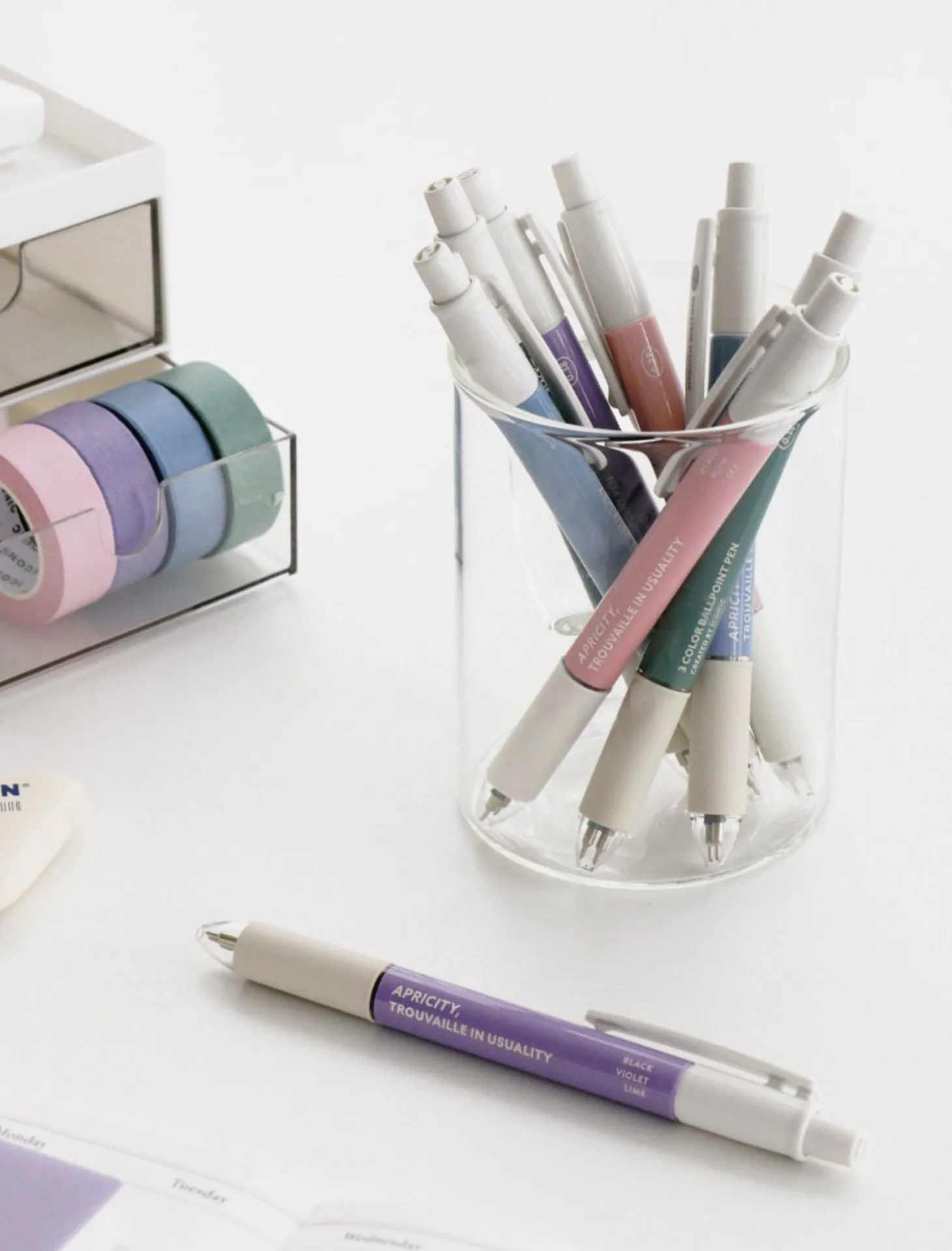 Apricity 3 Color Ball Point Pen