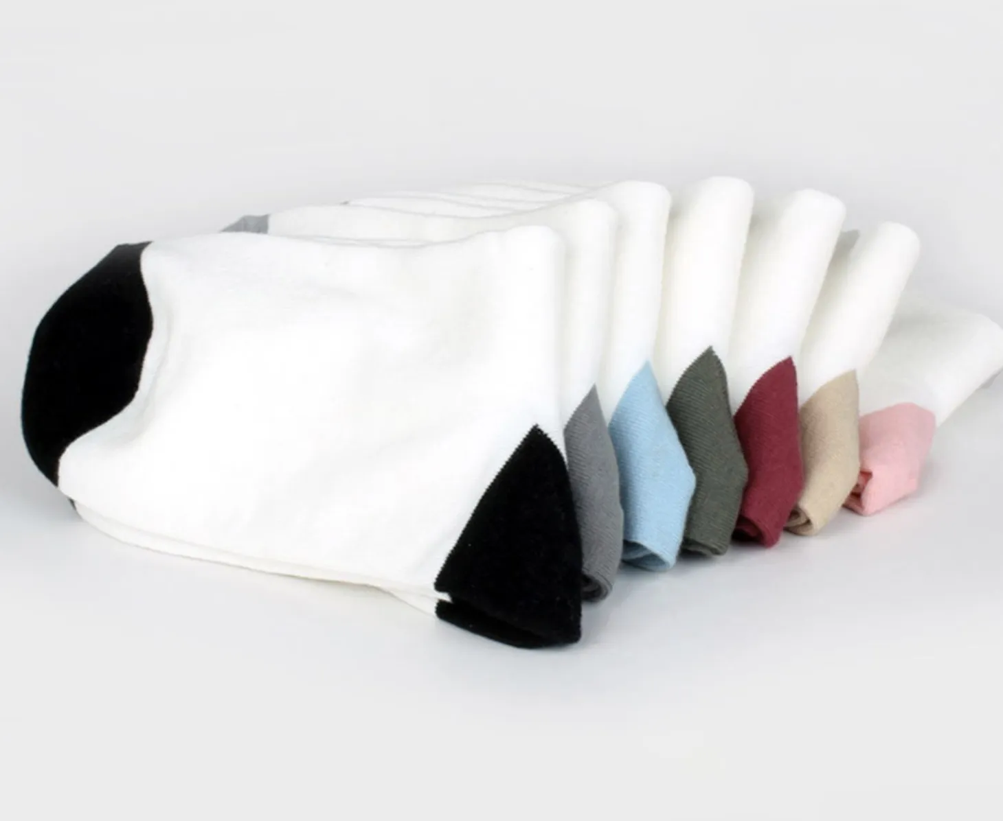 Basic Color Point Women Socks