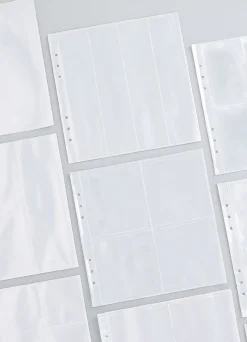 Basic 6 Ring A5 Wide Double-sided Pocket Refill