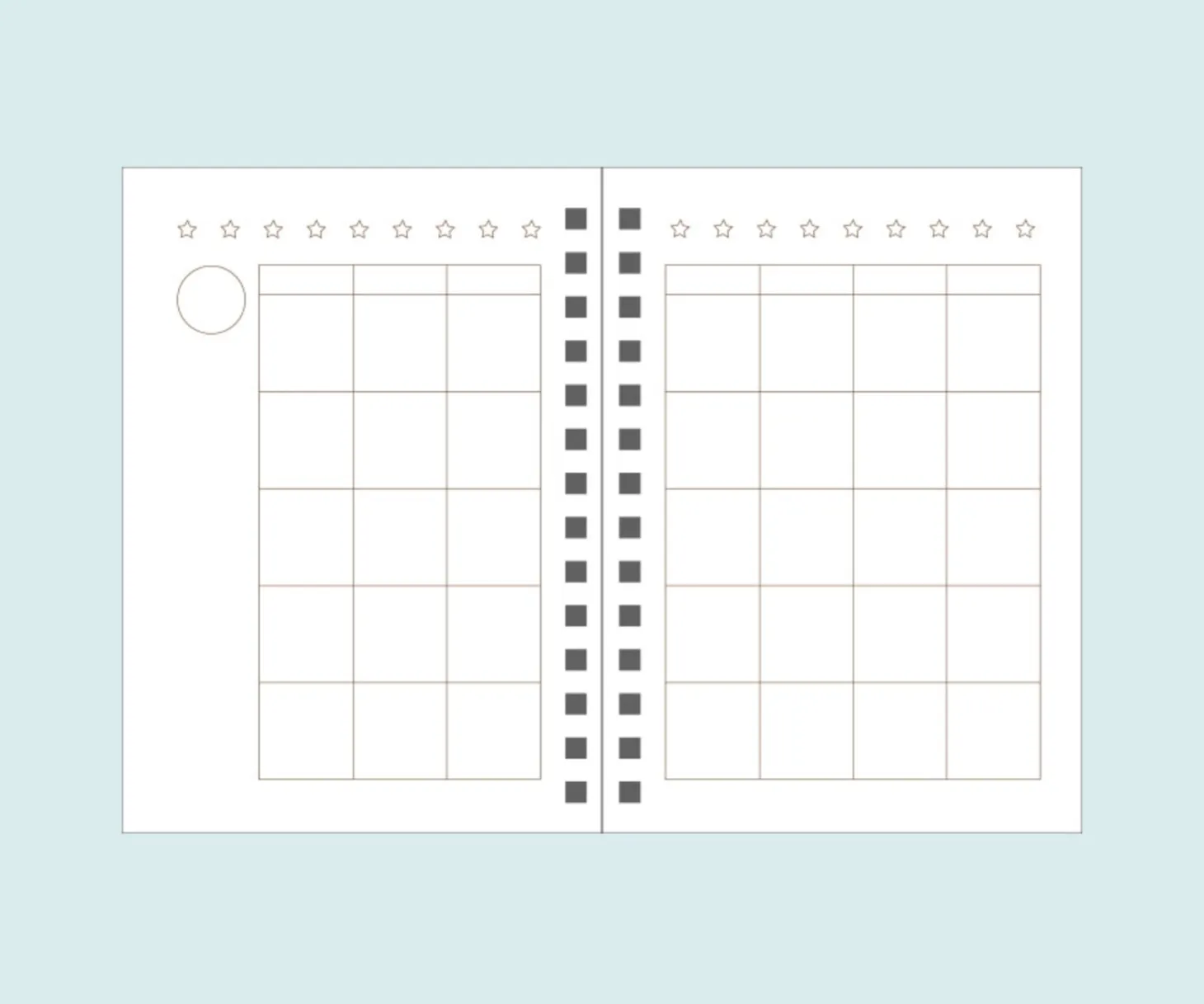 Bits and Pieces Mini Weekly Planner