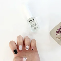 Black Love Nail Deco Sticker