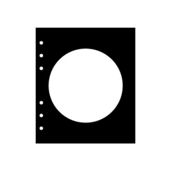 Black 6 Ring A6 Wide Note Refill