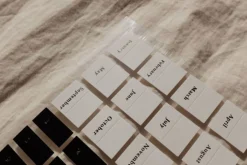 Black & White Index Sticker Set