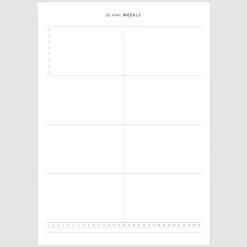 Blank Planning Notepad