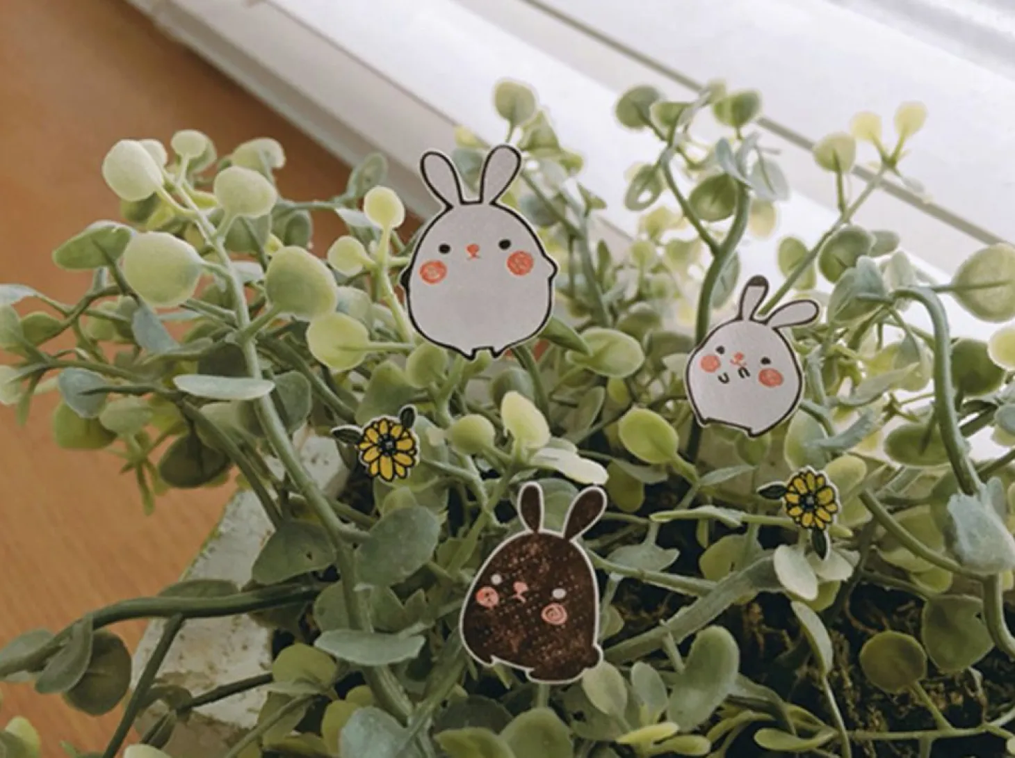 Bonny Bunny Hanji Sticker Set