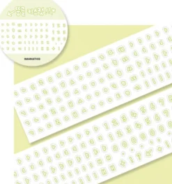 Bubble Hangul Kiss Cut Deco Tape