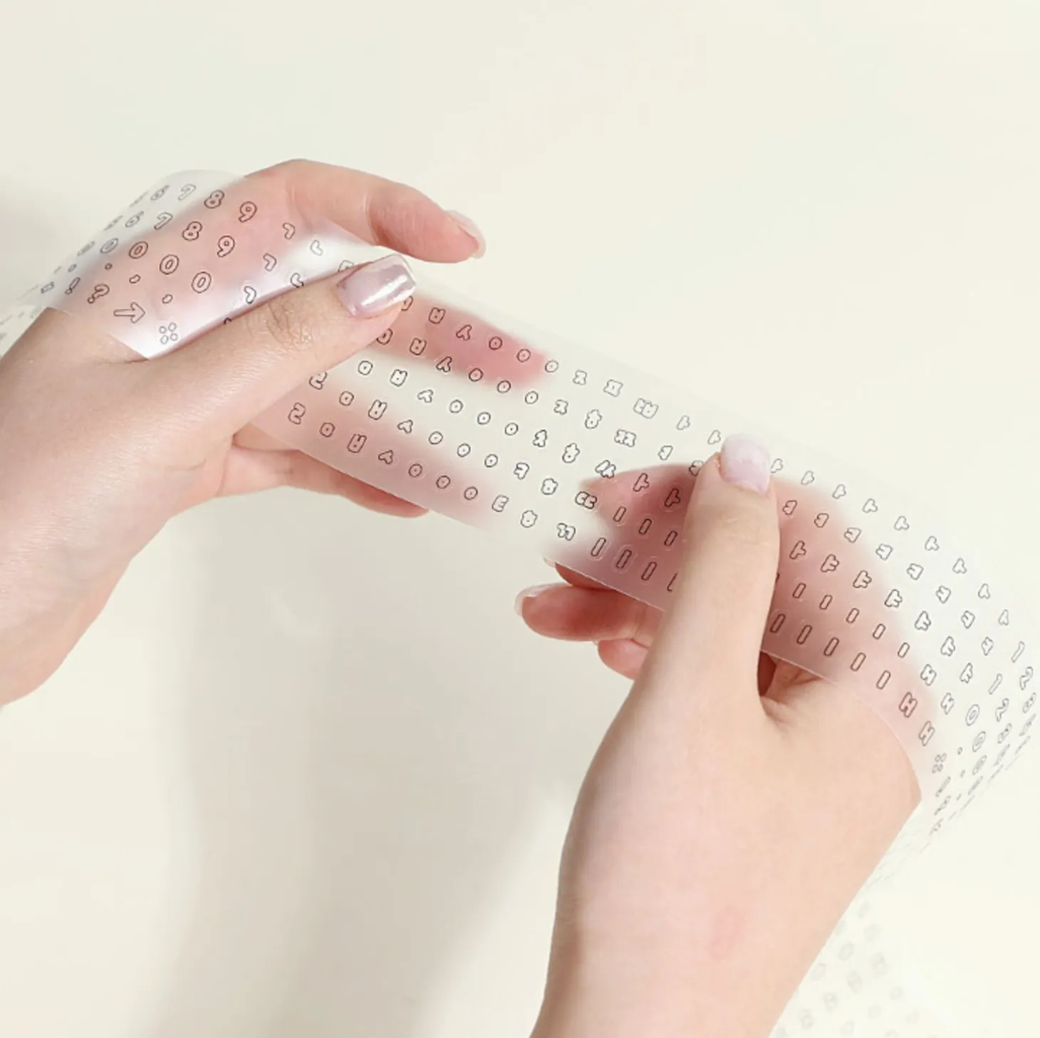 Bubble Hangul Kiss Cut Deco Tape