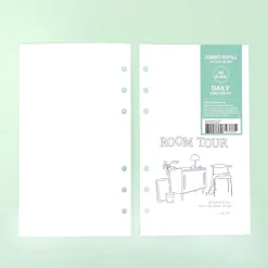 Bulk 6 Ring A6 Plain Note Refill