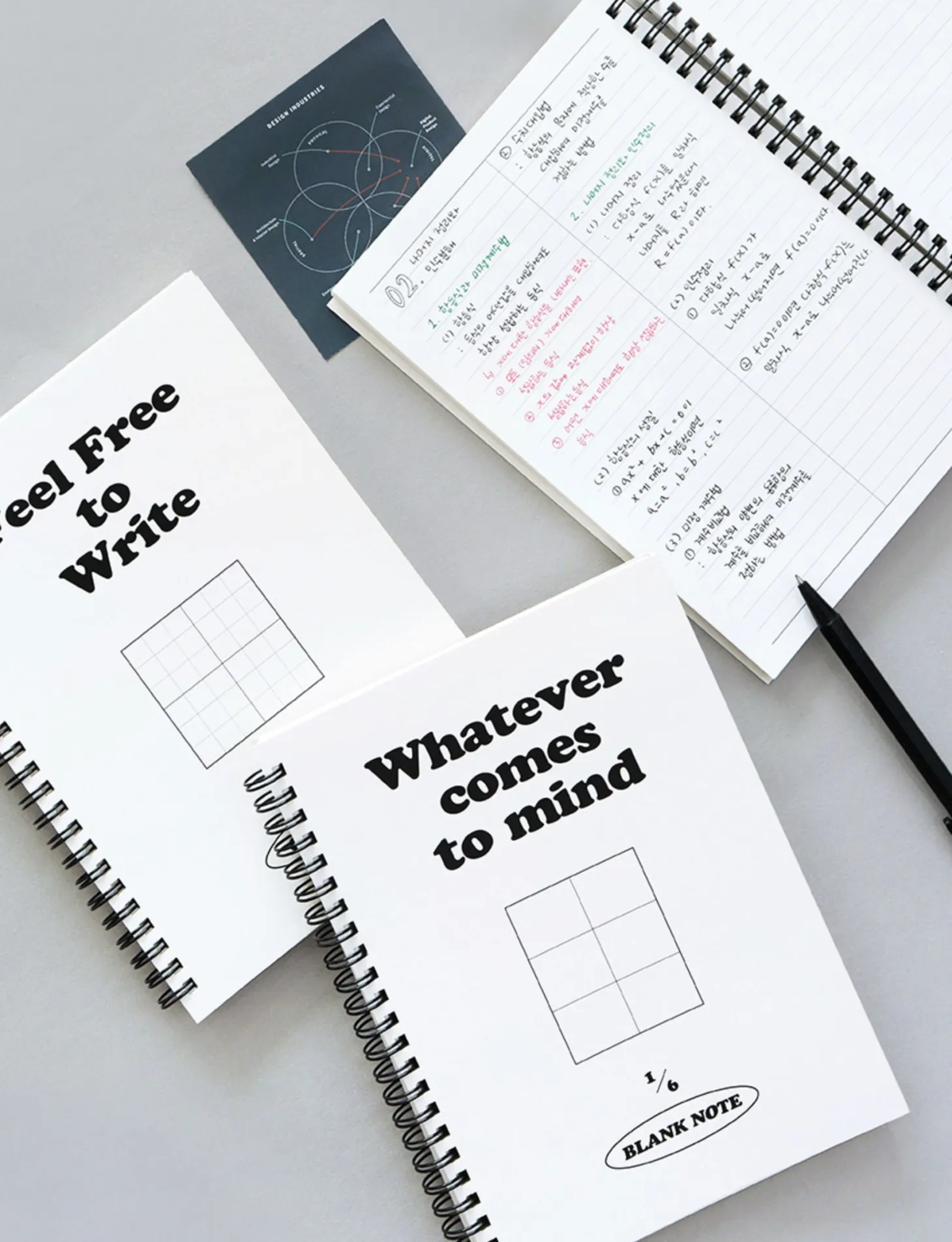 B&W A5 Spiral Notebook