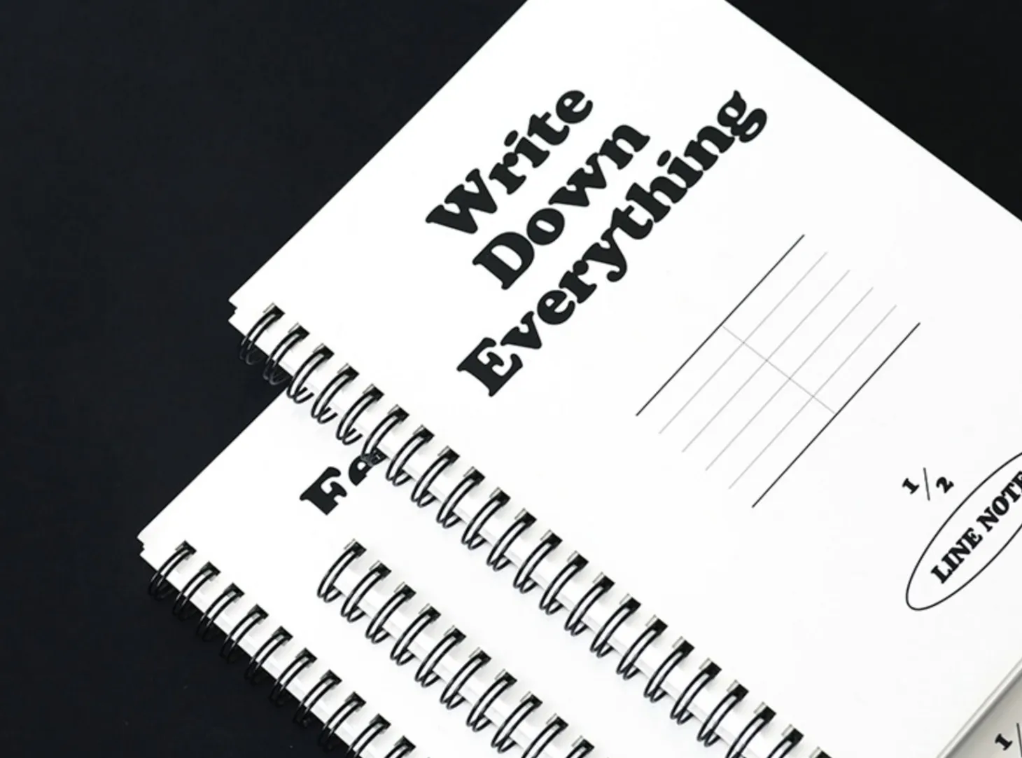 B&W A5 Spiral Notebook
