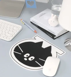 B&W Doodle Mouse Pad