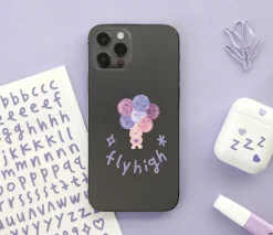 Calligraphy Alphabet&Number Sticker Set