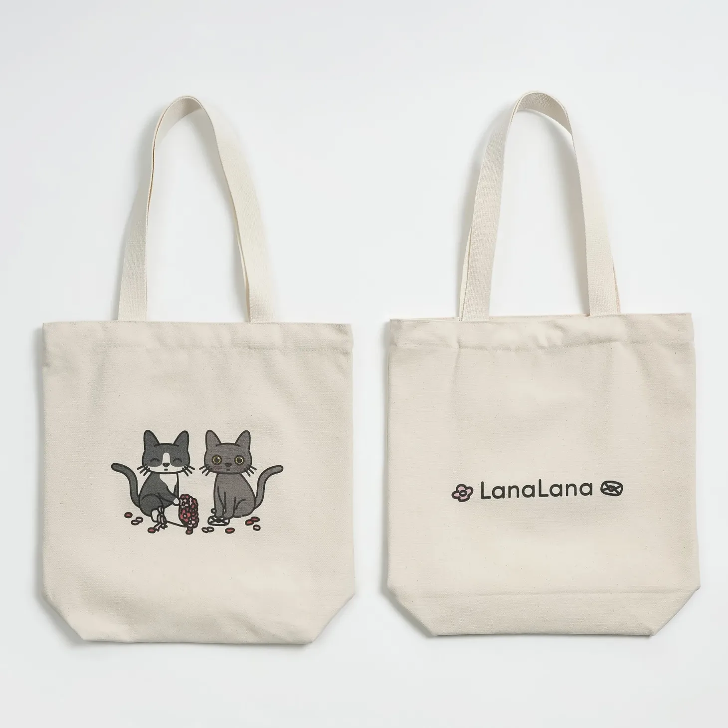 Cat Couple Tote Bag