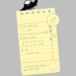 Checklist Spiral Standing Notebook