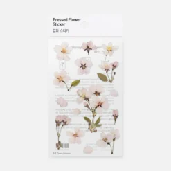 Cherry Blossom Pressed Flower Sticker