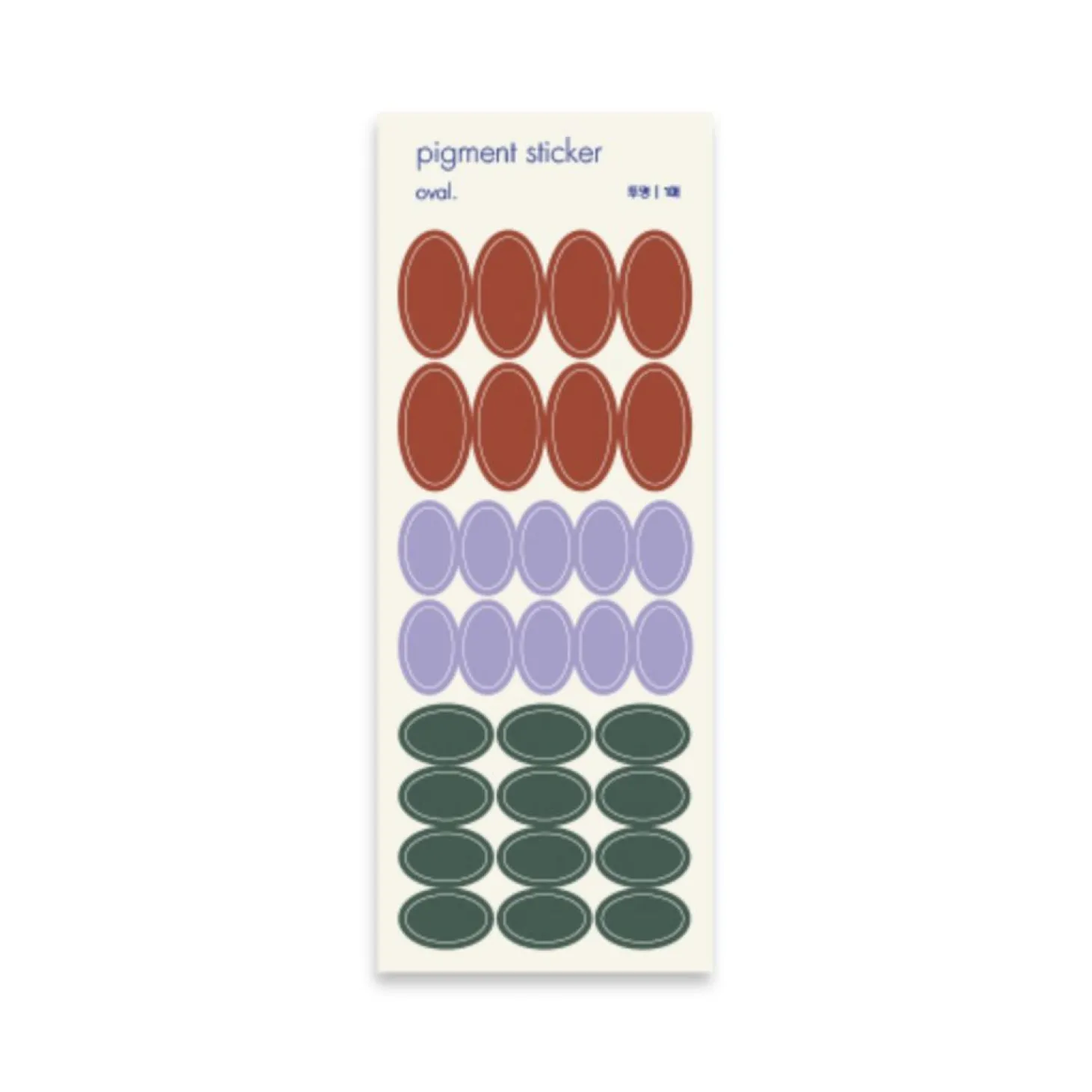 Circle Pigment See-through Sticker