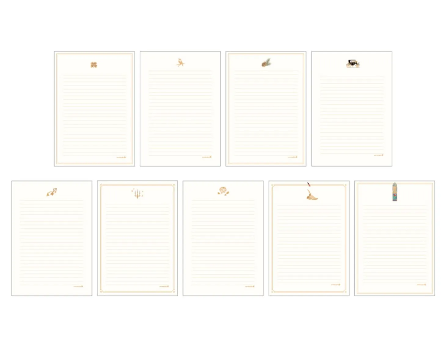 Classic Emblem Letter Notepad