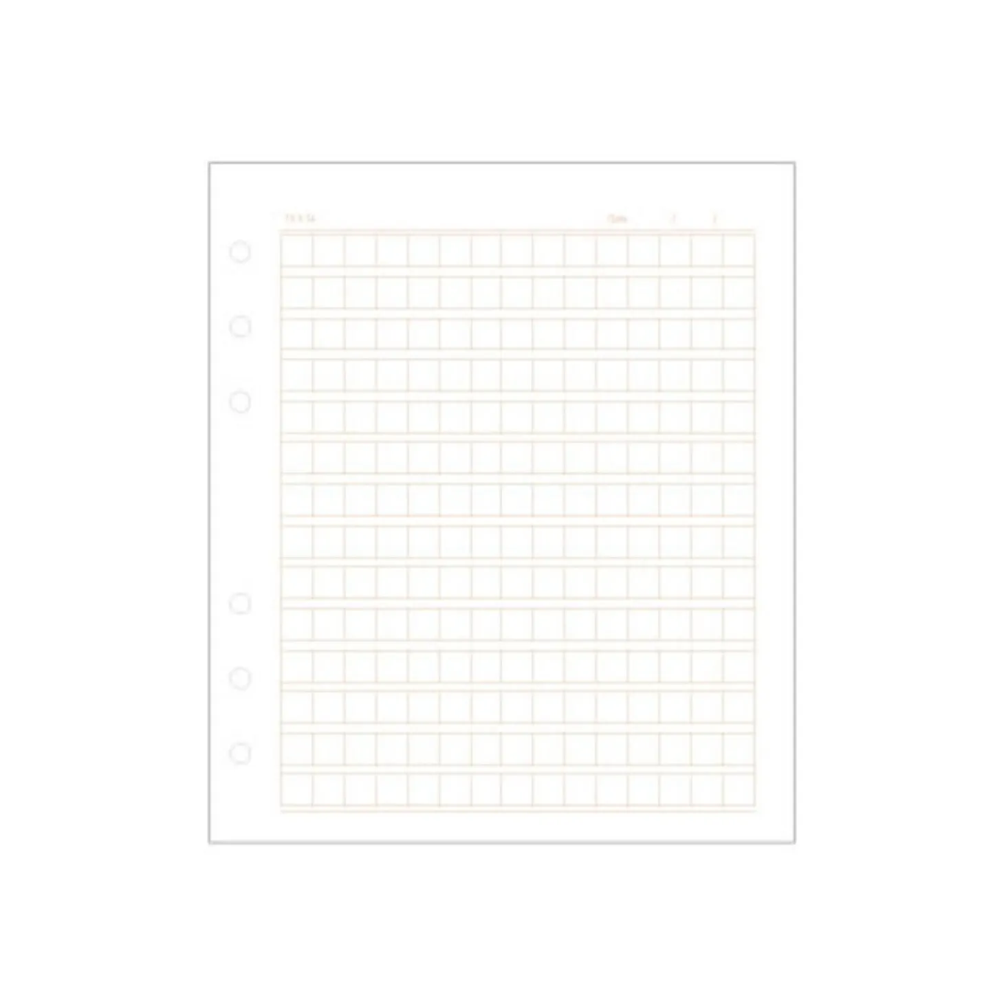 Classic 6 Ring A6 Wide Note Refill