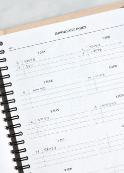 Classy Standard Index Weekly Planner