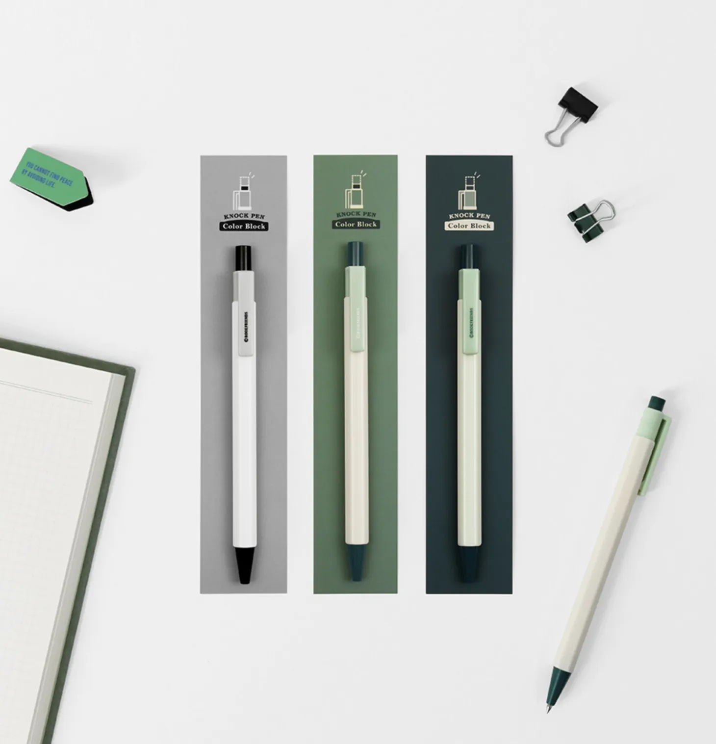 Color Block Hexagon Gel Pen