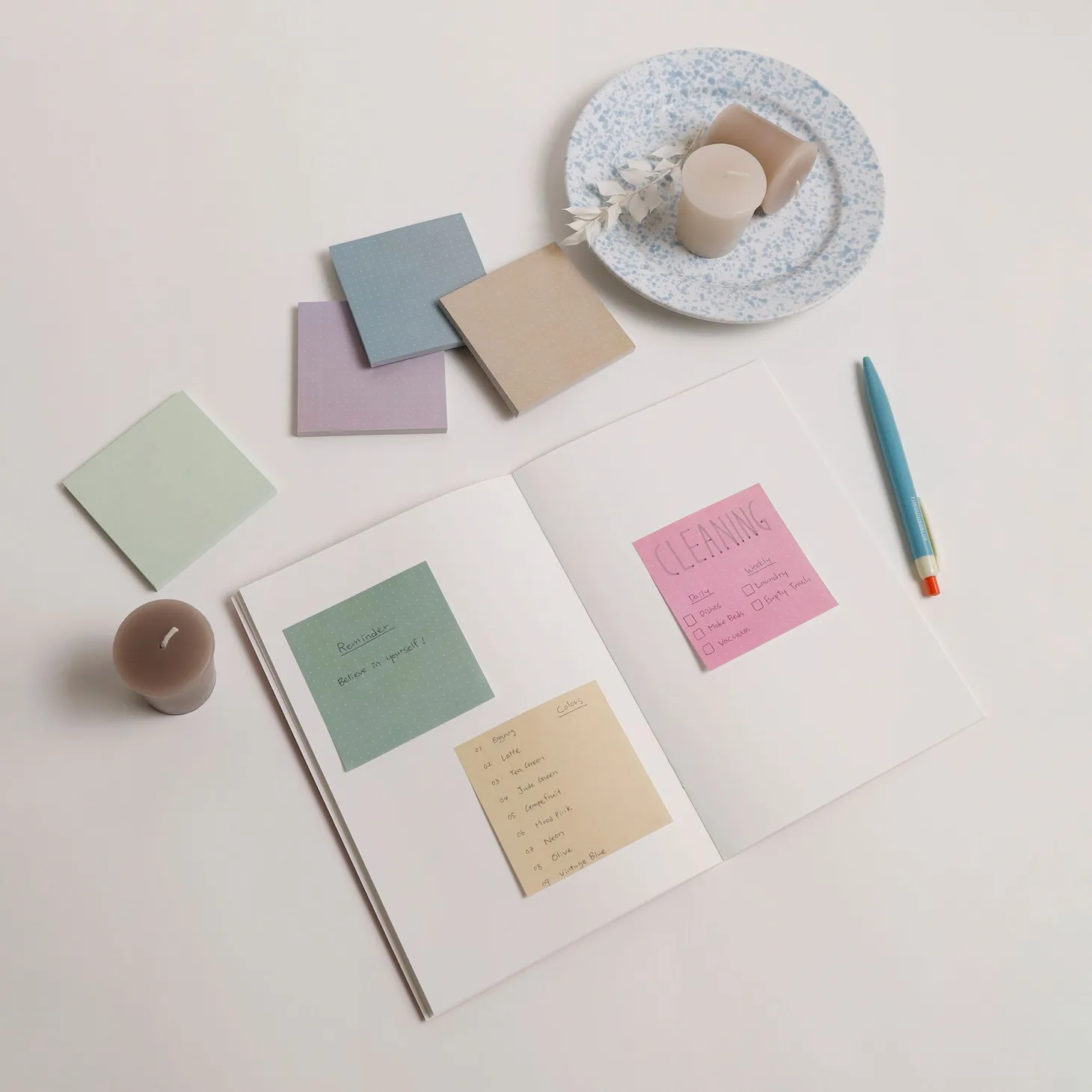Colorful Dot Grid Sticky Note v2