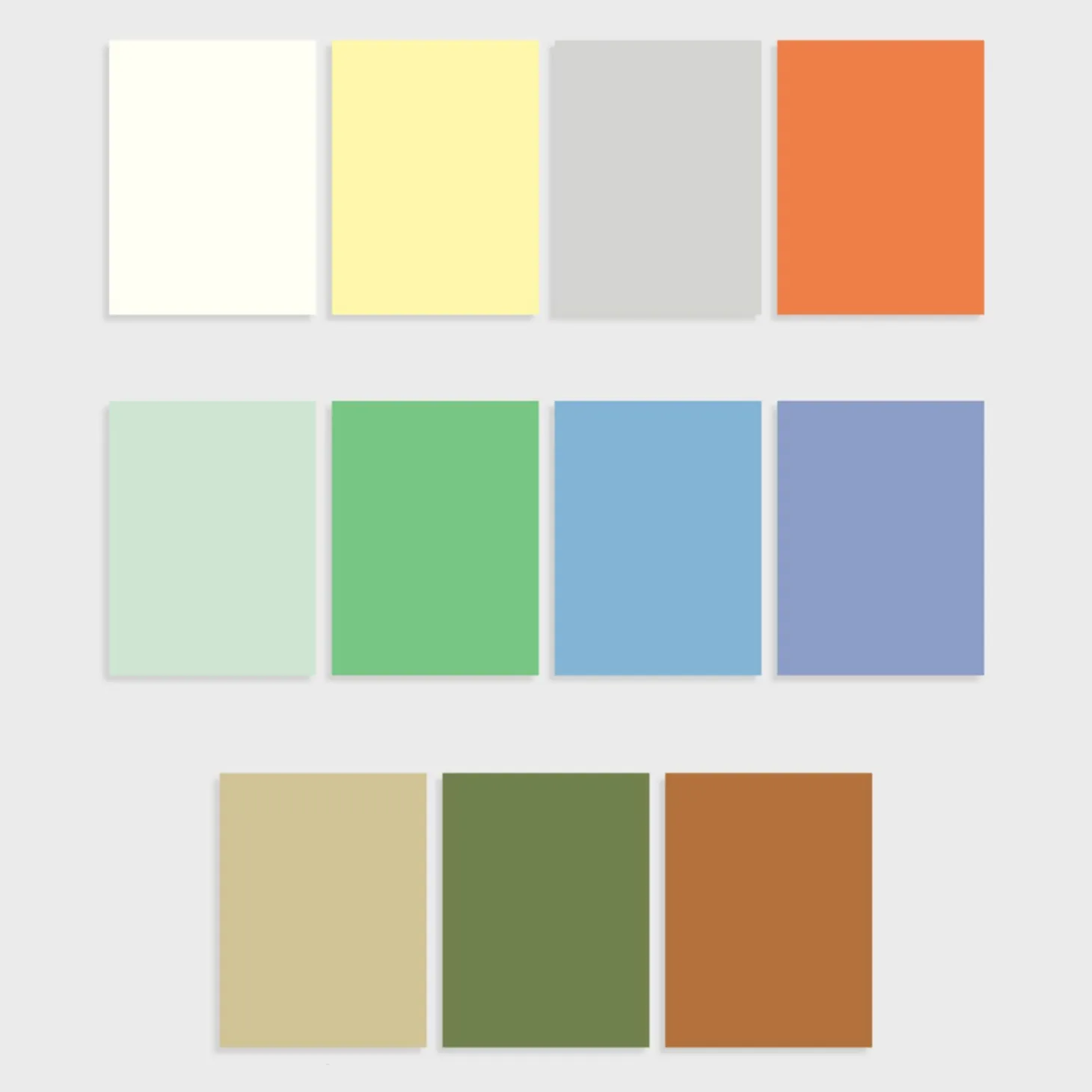 Colorful Upcycle Plain Notebook