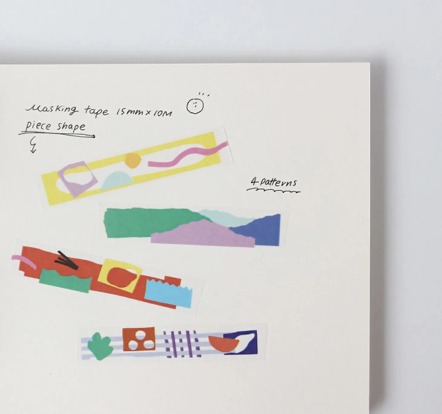 Colour Piece Paper Tape