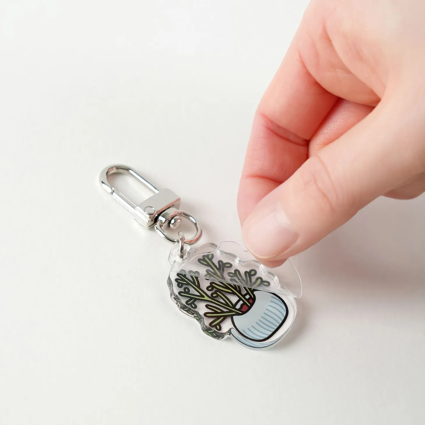 Daily Mono Acrylic Key Chain
