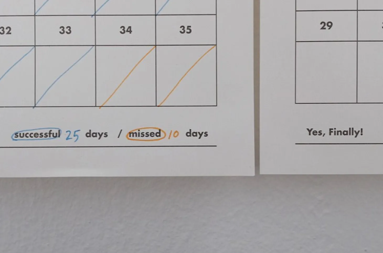 35 Days Goal Planning Notepad