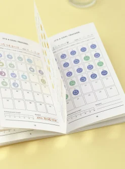 30 Days Goal Tracking Slim Notebook