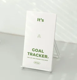 30 Days Goal Tracking Slim Notebook