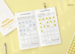 30 Days Goal Tracking Slim Notebook