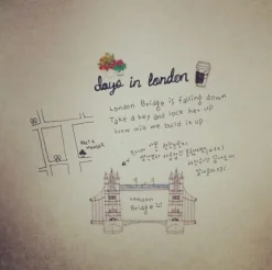 Days in London Deco Sticker