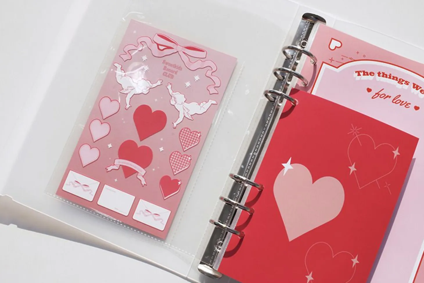 Double-sided 6 Ring A5 Pocket Refill