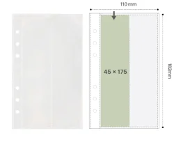 Double-sided 6 Ring A6 Pocket Refill
