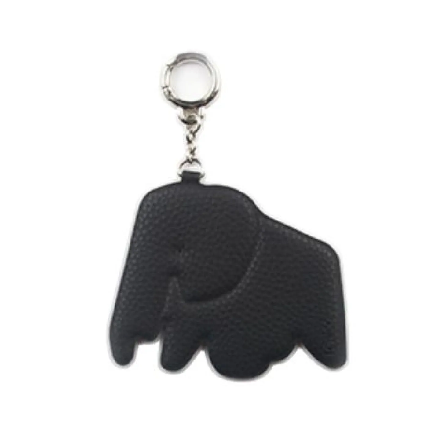 Elephant Vegan Leather Key Ring