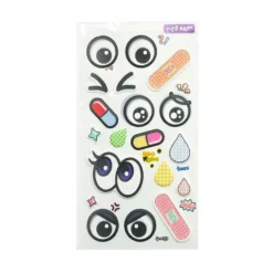 Eyeball Puffy Deco Sticker