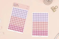 Face Color Palette Sticker