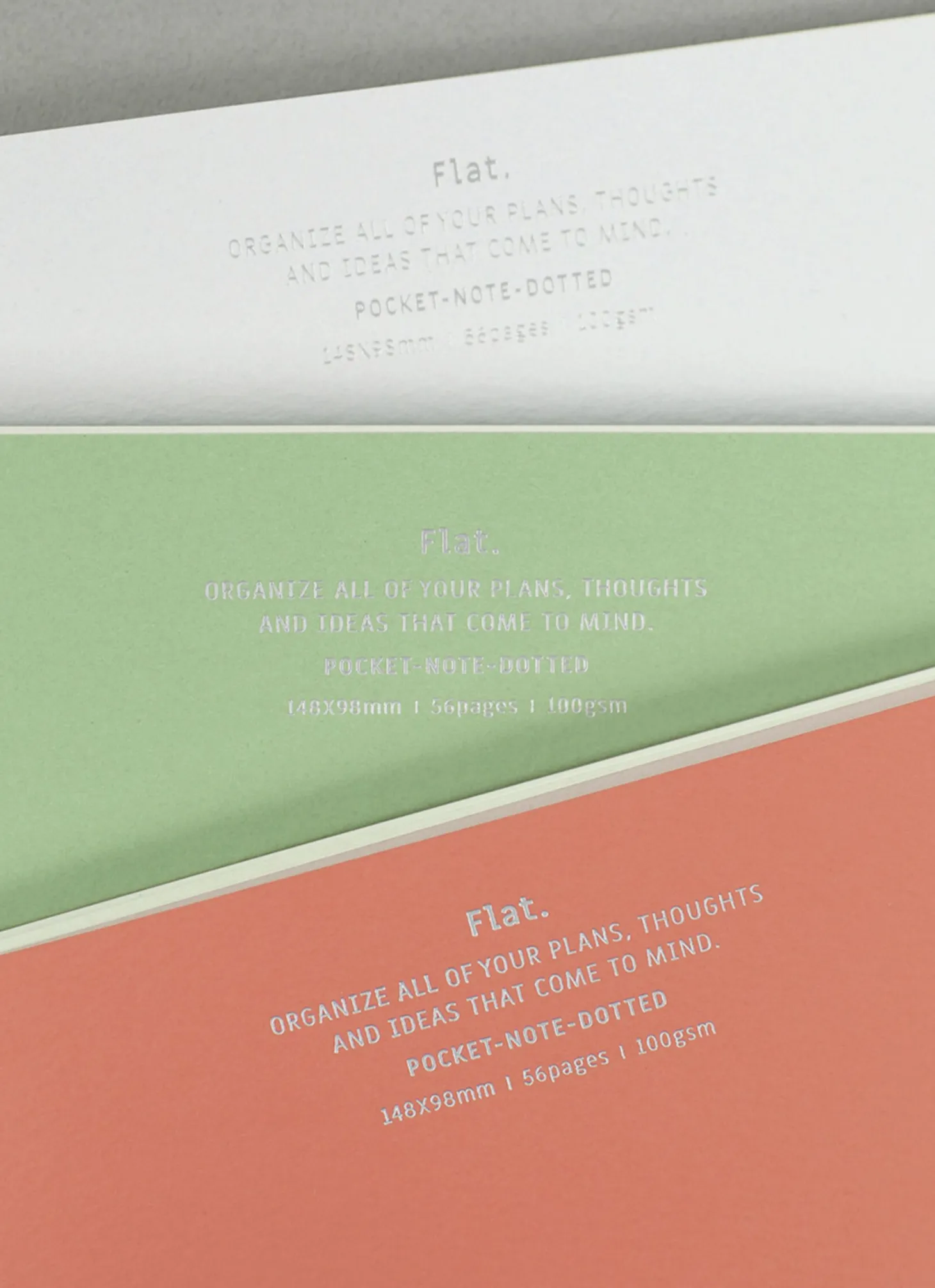 Flat Dot Grid Pocket Notebook