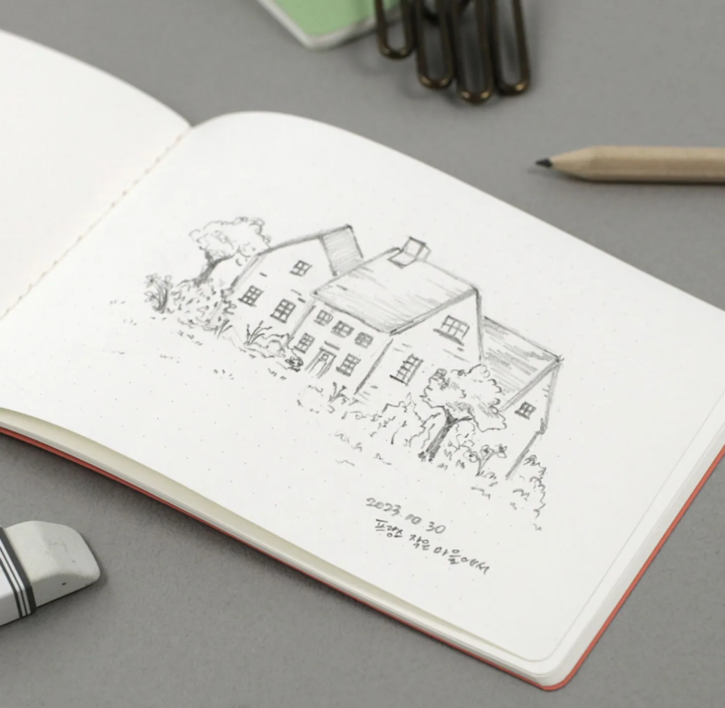 Flat Dot Grid Pocket Notebook