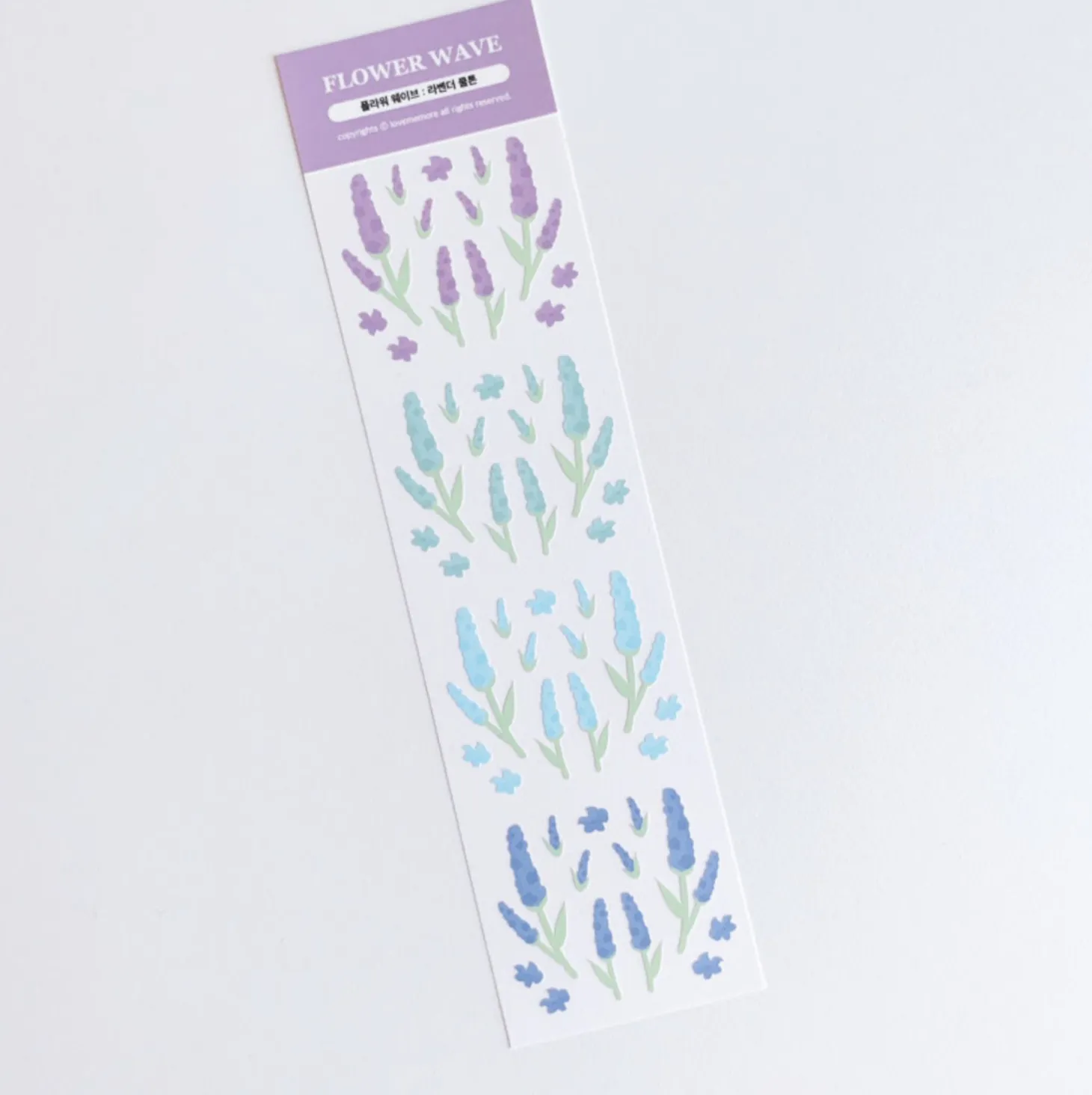 Flower Wave Slim Sticker