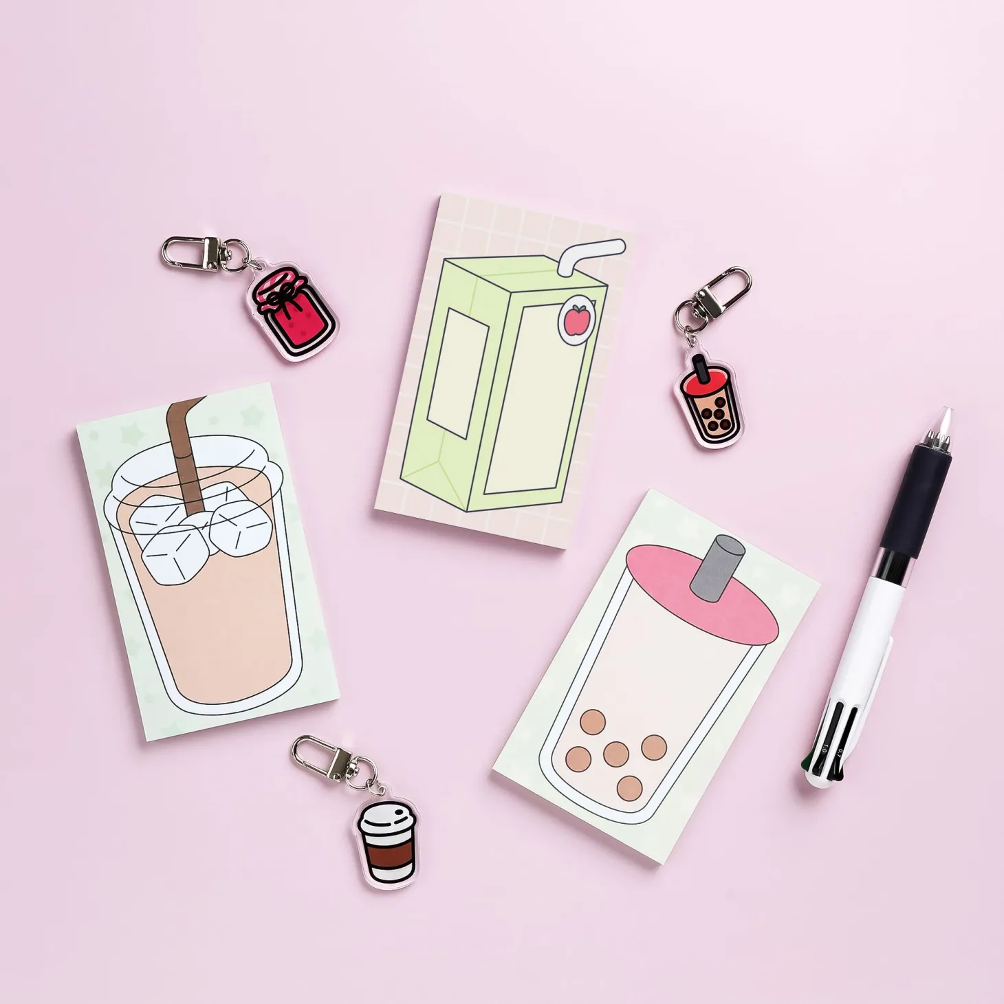 Food Acrylic Key Ring v2