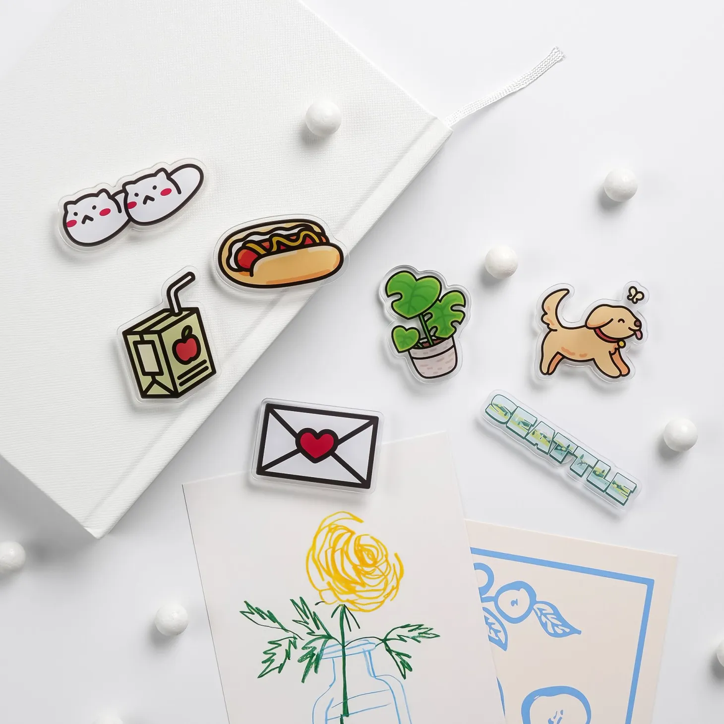 Food Acrylic Magnet