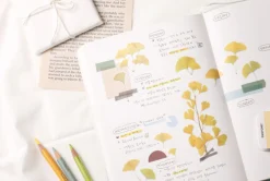 Ginkgo Pressed Flower Sticker