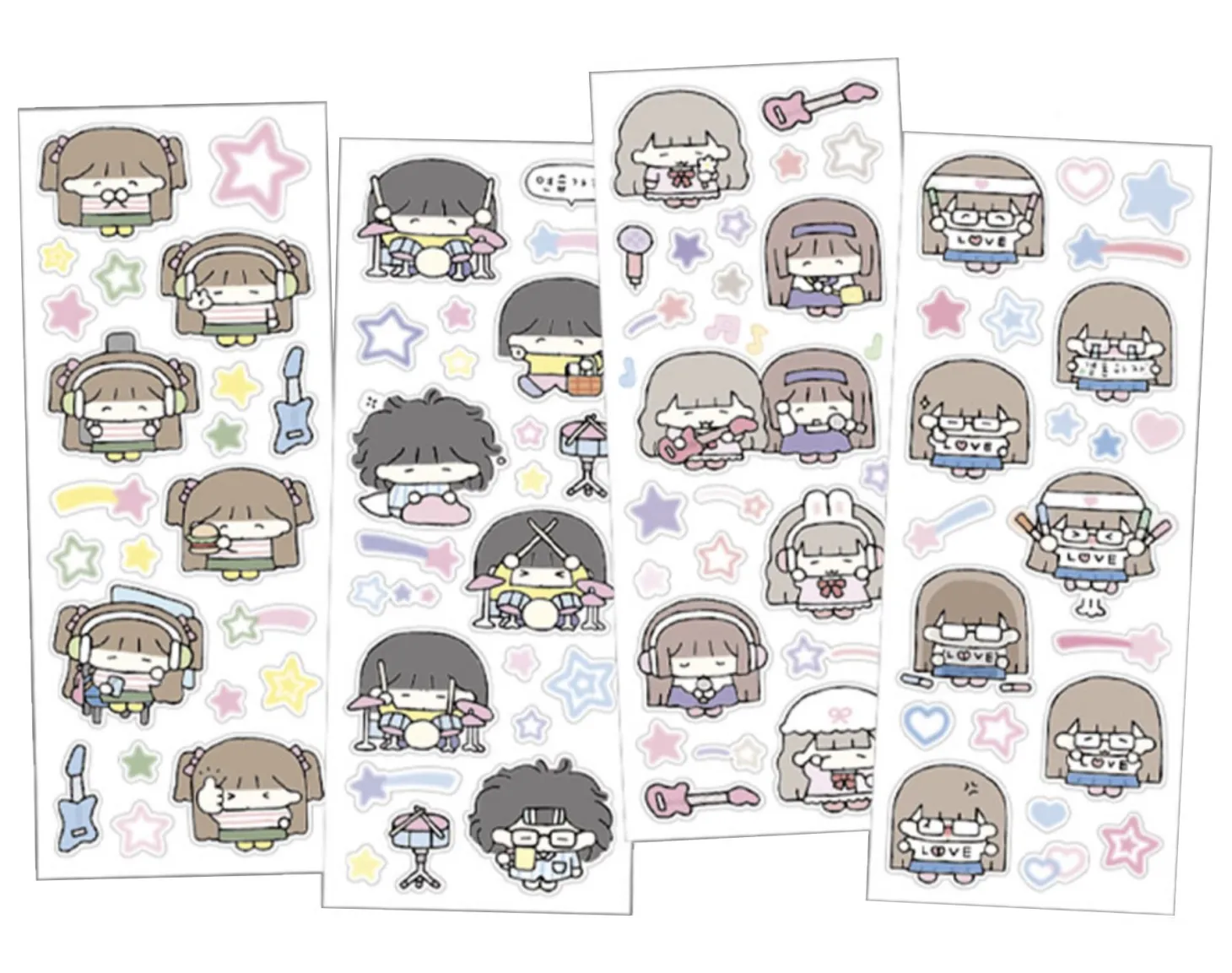 Girls Band Deco Sticker