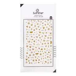 Gold Nail Deco Sticker